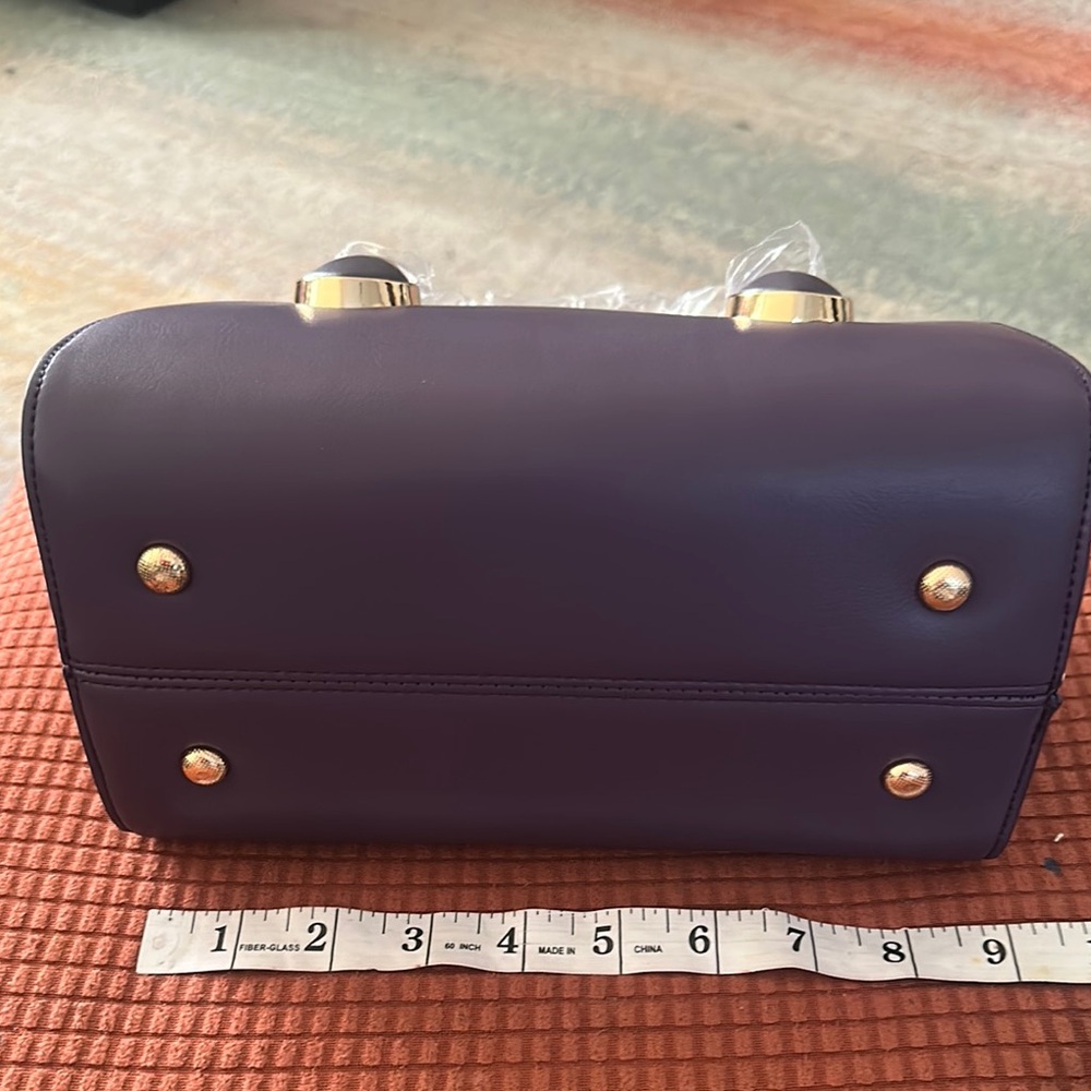 Bagco Purple Women's Handbag - Picture 8 of 10